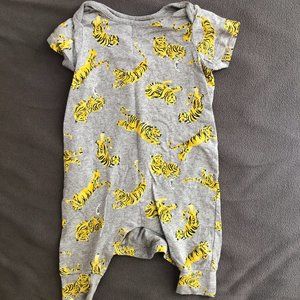 Tea Collection Tiger Baby Romper